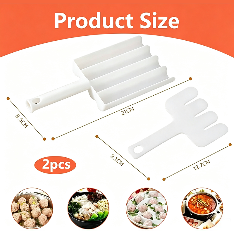 Creative Kitchen Triple Meatball Maker, Meatball Shaper Kitchen Triple Meat Tenderiser Meat Baller 🍳