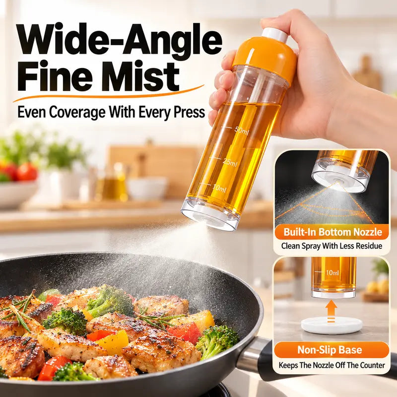 Refillable Oil Sprayer for Cooking, Olive Oil Spray Bottle with Bottom Nozzle🧂