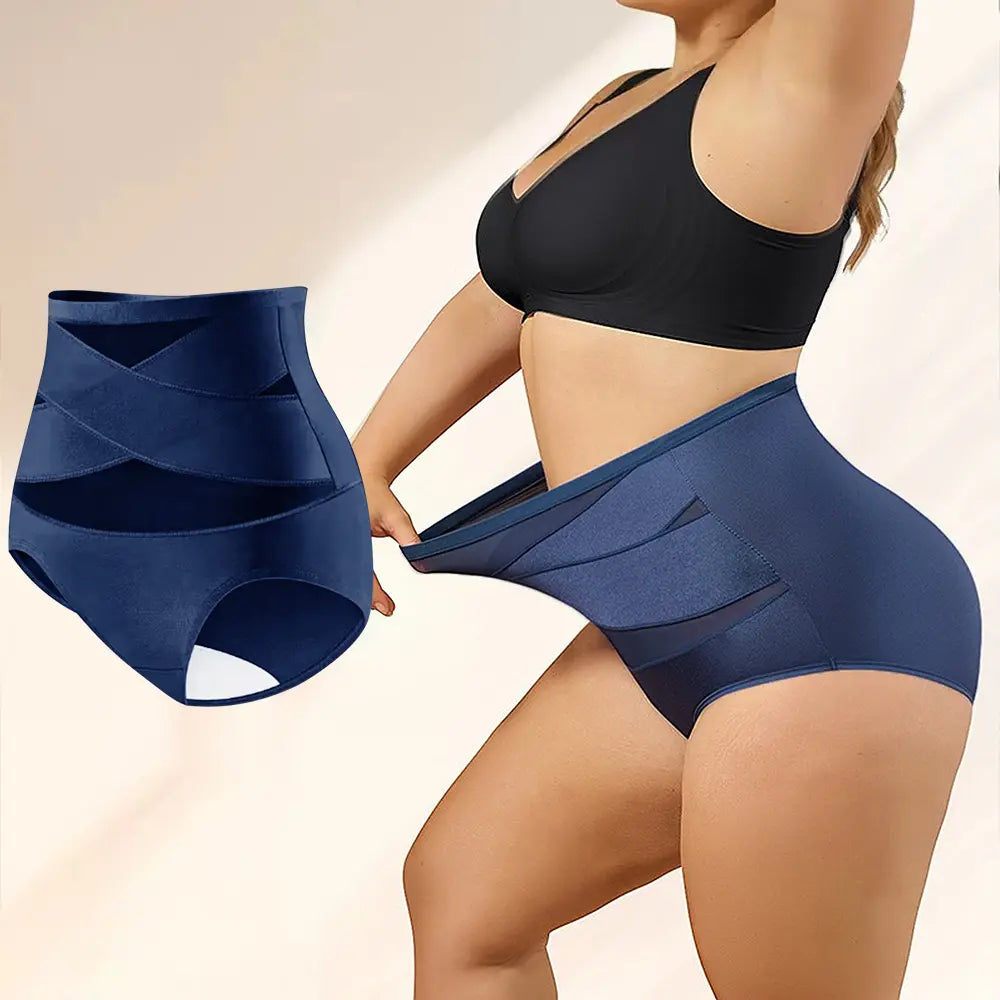 Women's Sheer High Waist Shaping Underwear, Sexy Mesh Shapewear Panty ✨