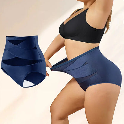 Women's Sheer High Waist Shaping Underwear, Sexy Mesh Shapewear Panty ✨