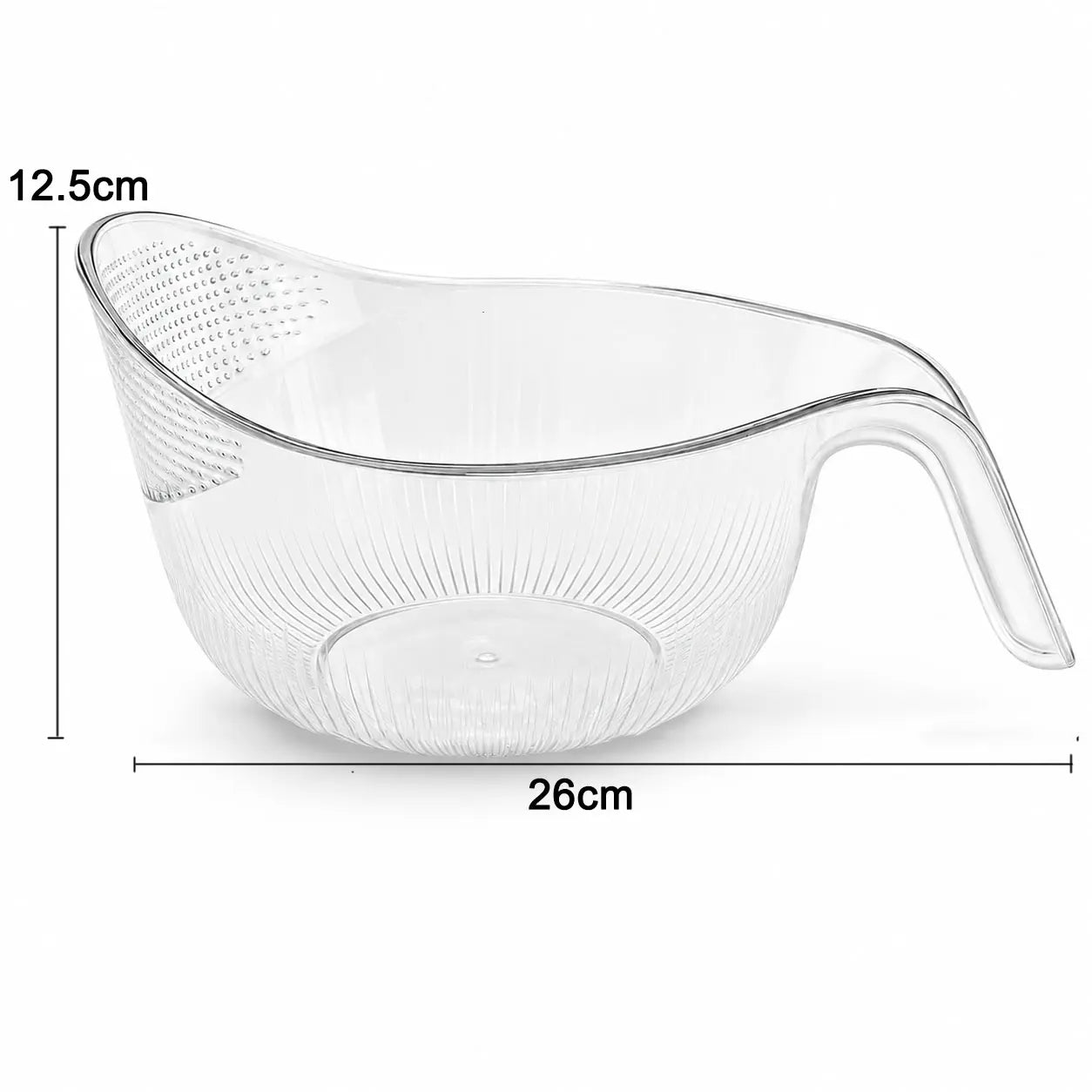 Aesthetic Multifunctional Rice Strainer with Handle 🥣