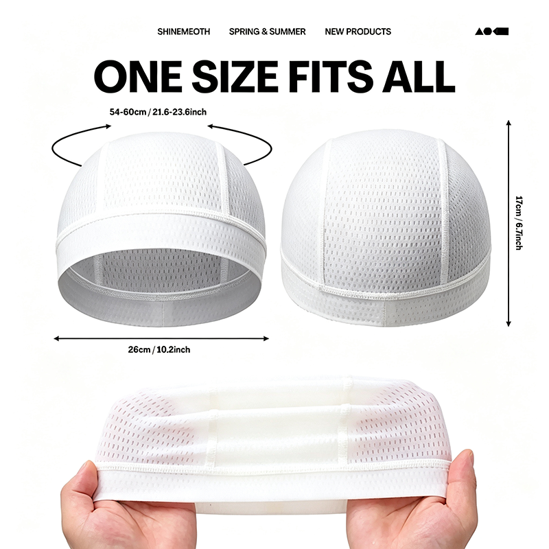 Full Mesh Cooling Helmet Liner Skull Cap - Ultra Breathable Sweat Wicking Hat for Hard Hats 🧢