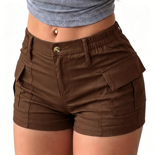 New summer women’s cargo shorts—two-pocket trousers 👖
