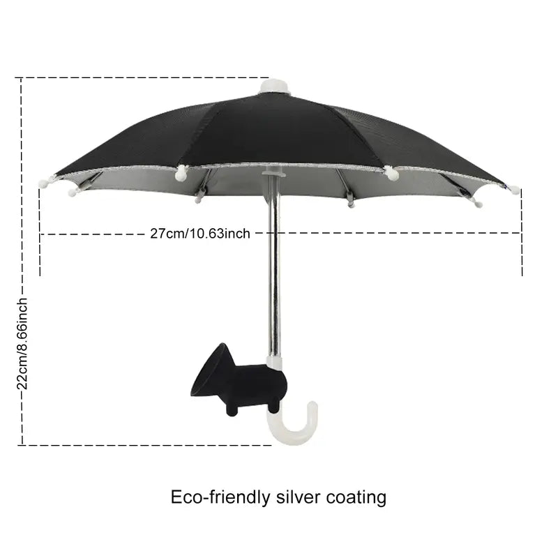 2 PCS Universal Phone Sun Shade Cover | Anti-Glare Suction Cup Phone Holder☂️