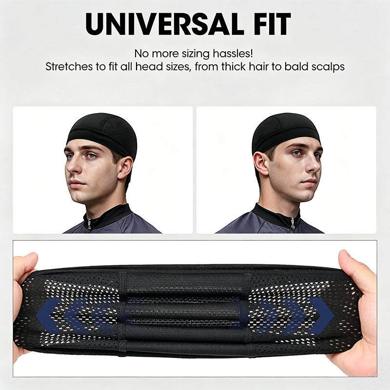 Full Mesh Cooling Helmet Liner Skull Cap - Ultra Breathable Sweat Wicking Hat for Hard Hats 🧢