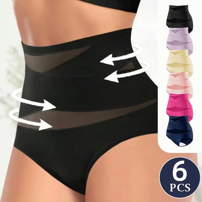 Women's Sheer High Waist Shaping Underwear, Sexy Mesh Shapewear Panty ✨