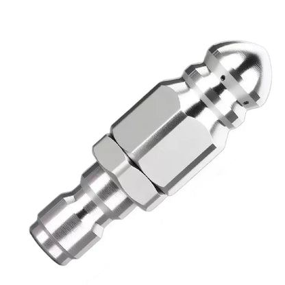 Washer Sewer Jetter Nozzle with Stainless Steel, Mini Compact Durable Sewer Jet Nozzle🚰