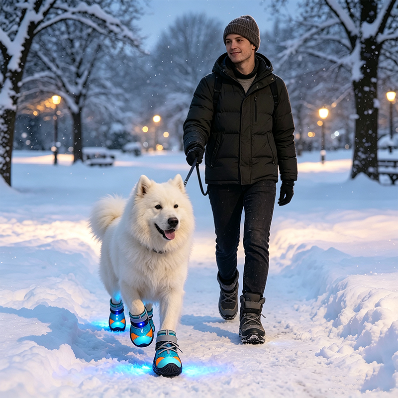 LED Light Integrated Pet Dog Shoes🐾
