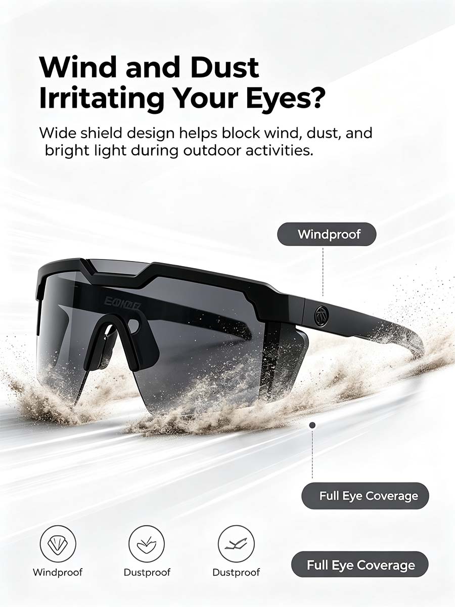 UV400 Photochromic Polarized Safety Glasses🕶️☀️