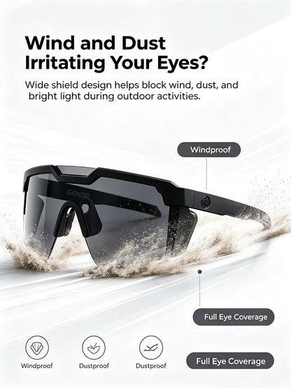 UV400 Photochromic Polarized Safety Glasses🕶️☀️