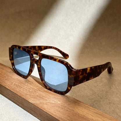 Stylish Aviator Sunglasses for Men and Women , Trendy Rectangle, Fashionable Design, Perfect😎