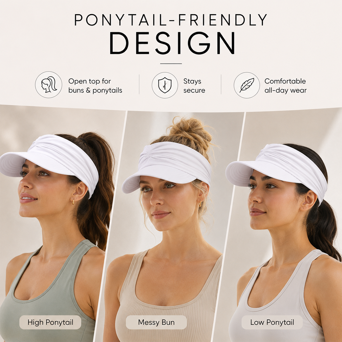 ☀️ Women's UPF 50+ UV-Protective Sun Hat with Open Top