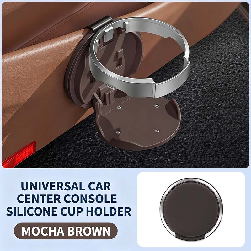 Universal Foldable Car Cup Holder with Hook, Space-Saving Vehicle Drink Holder for Bottles 🚗