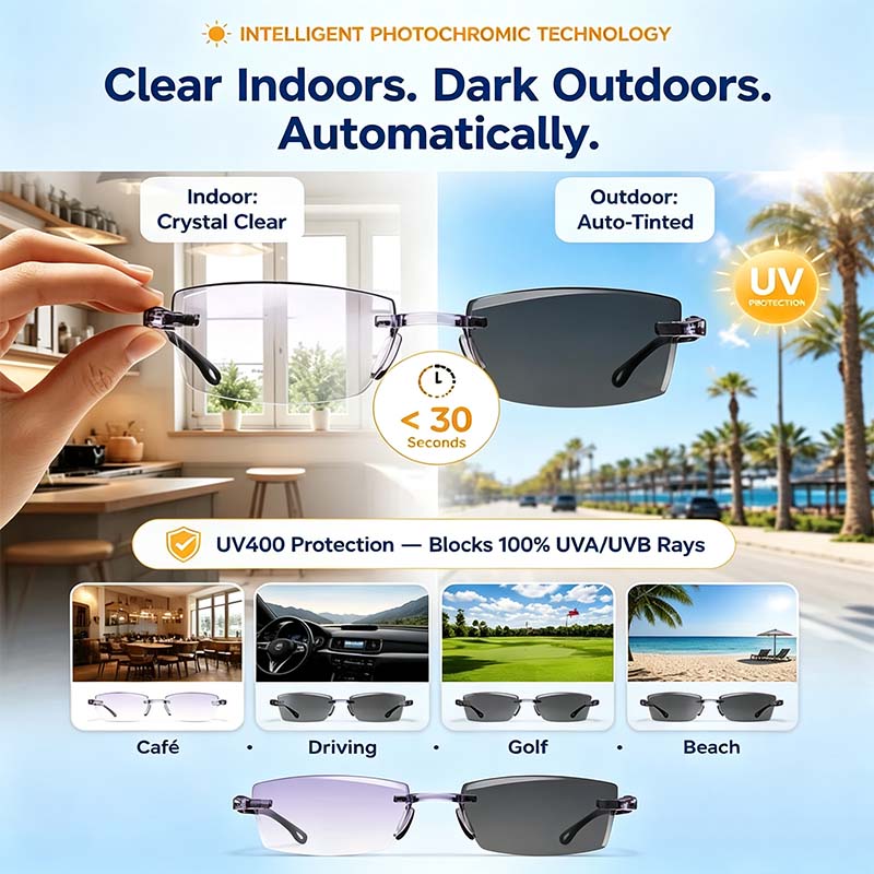 Smart Zoom Diamond-Cut Reading Glasses 👓