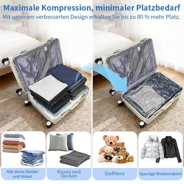 Cordless Travel Vacuum Storage Compression Bag Set🧳