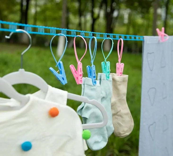 🧺 3-Pack Windproof Clothesline | Adjustable Clothesline