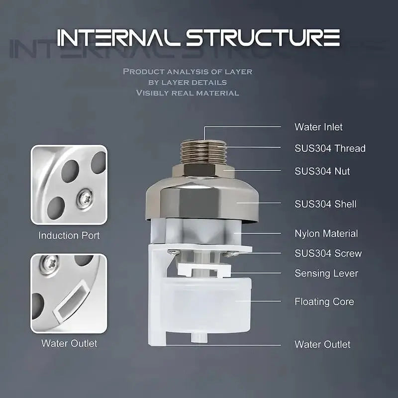 Automatic Water Level Control Float Valve, Top Inlet Water Shut Off Valve 🛠️
