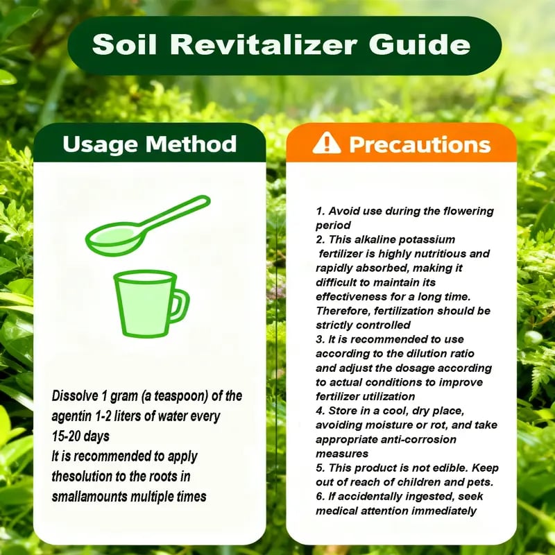 Humic Acid Soil Conditioner Concentrated Formula For Garden Lawn🌿