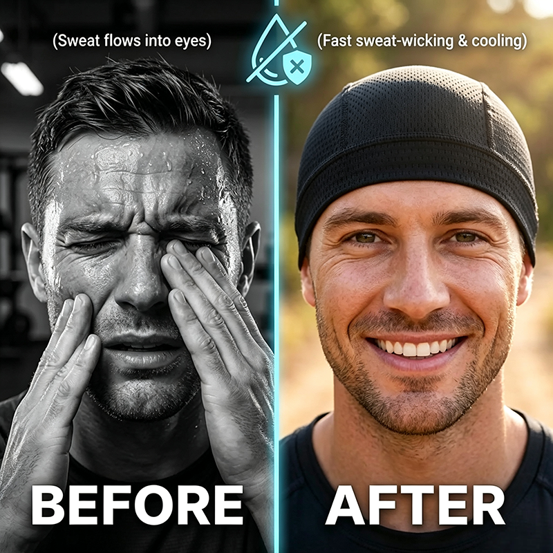 Full Mesh Cooling Helmet Liner Skull Cap - Ultra Breathable Sweat Wicking Hat for Hard Hats 🧢