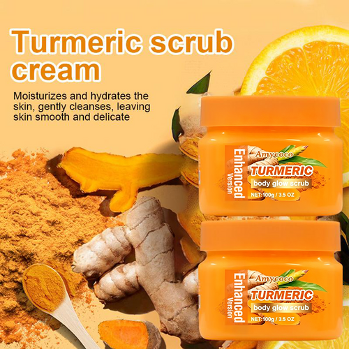 Turmeric Nourishing Scrub -Natural turmeric & moisturizing blend 🧡
