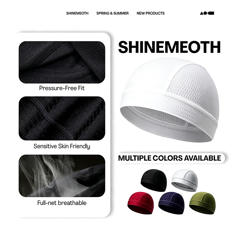 Full Mesh Cooling Helmet Liner Skull Cap - Ultra Breathable Sweat Wicking Hat for Hard Hats 🧢