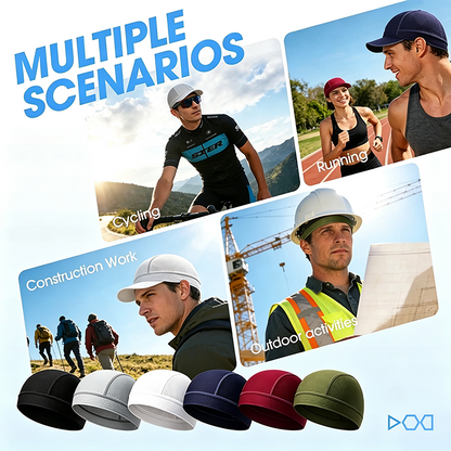 Full Mesh Cooling Helmet Liner Skull Cap - Ultra Breathable Sweat Wicking Hat for Hard Hats 🧢