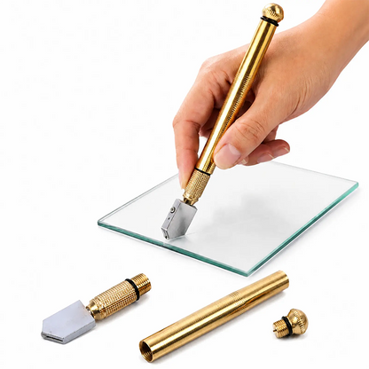 Diamond Head Glass Cutter Tool for 3‑15mm Glass & Mirrors🛠️