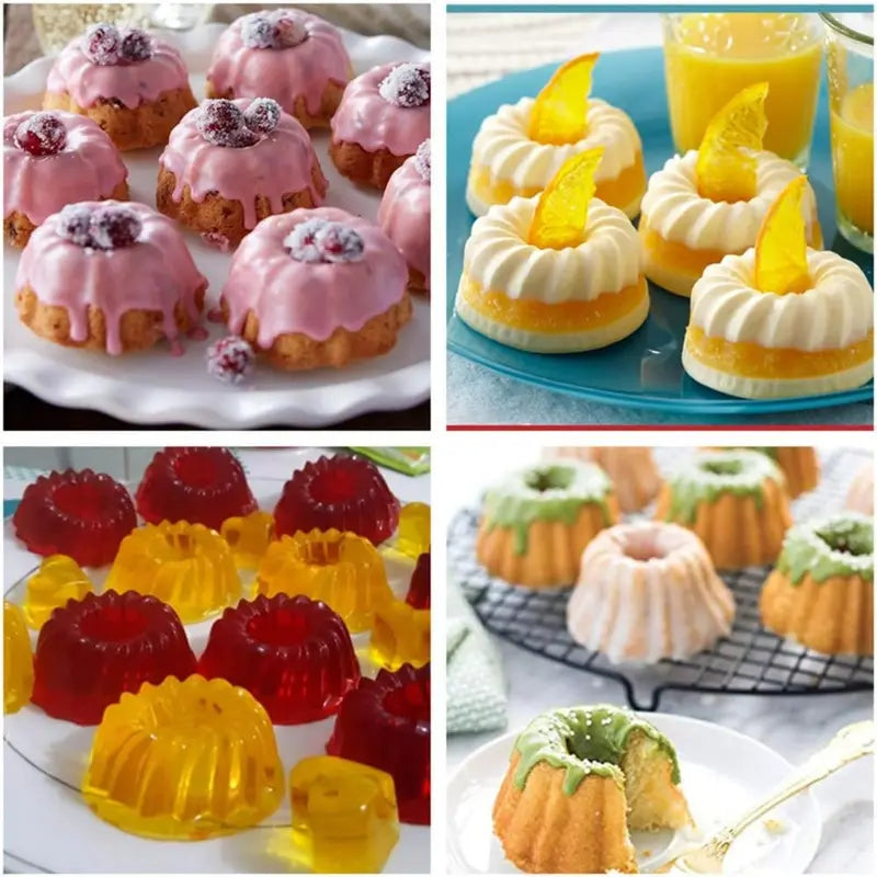 24pcs 2.75in Food-Grade Flexible Silicone Baking Cups 🧁