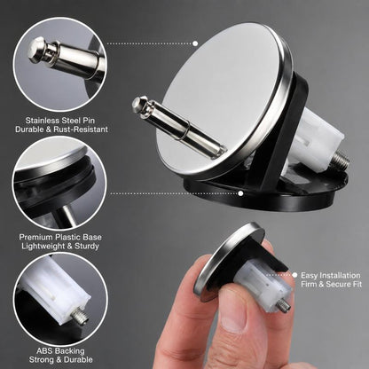 2 Counts, Universal Toilet Seat Expansion Screw Bolts, Thickened Stainless Steel🔩