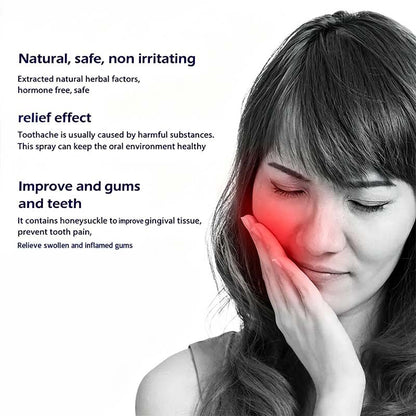 🦷 Oral Care Spray, Soothe Sensitive Teeth & Inflamed Gums