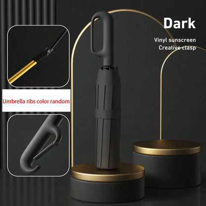 Automatic Folding Umbrella,Portable Rain Umbrella with Loop Buckle☂️