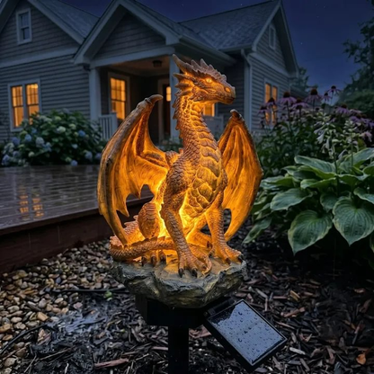 Solar Dragon Garden Statue Light🐲