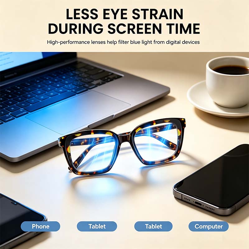 3-Pack Lightweight Tortoiseshell Square Reading Glasses for Women & Men - Blue Light Blocking👓✨
