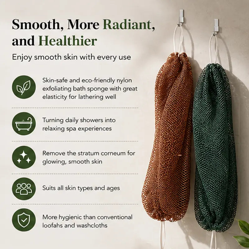 Authentic Exfoliating Net Bath Sponge🛁