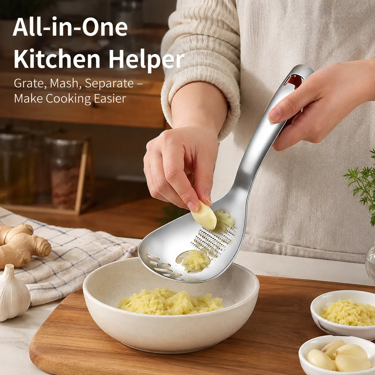304 Stainless Steel Multi‑Purpose Kitchen Spoon 🥄