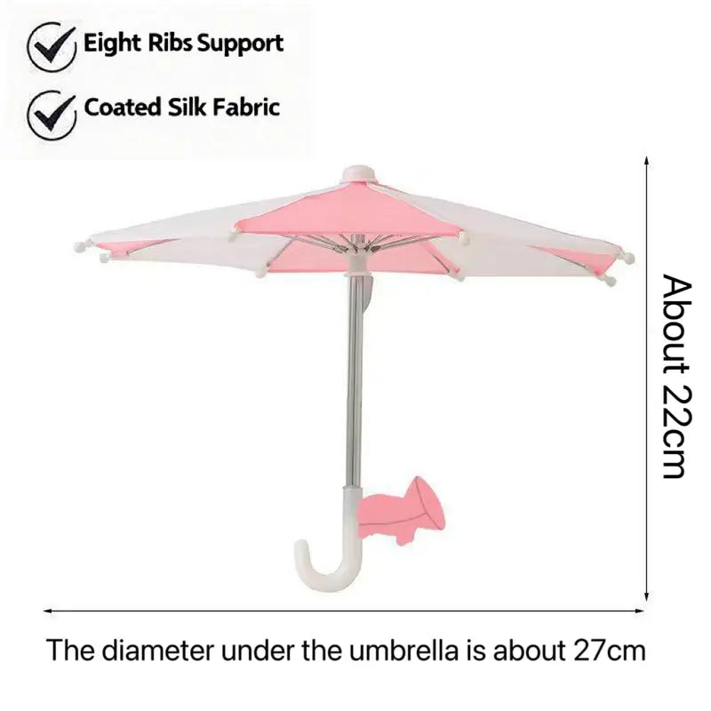 2 PCS Universal Phone Sun Shade Cover | Anti-Glare Suction Cup Phone Holder☂️