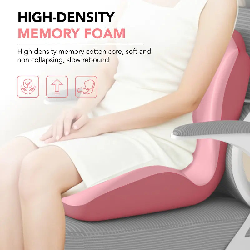 Memory Foam Lumbar Cushion for Car & Office🪑