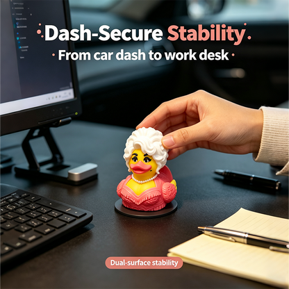 Dolly Duck - 3D Printed Collectible, Cute Desk & Car Decor🦆