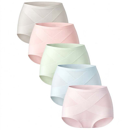 5-Pack Women's Classic Panties, Seamless High Waist Essential Underwear 🌸