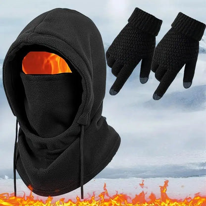 Unisex Adult 3-4 Piece Plain Winter Warm Multi-Pieces Outdoor Wear Set🧥