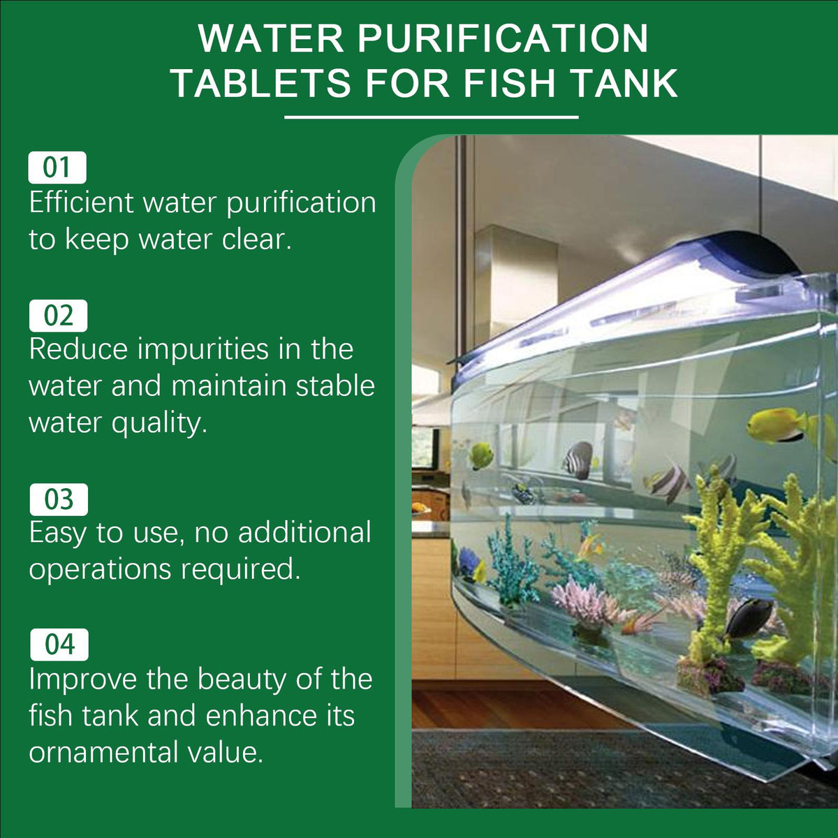 Aquarium Water Purification Tablets | Clear Cloudy Water Safely 🐠
