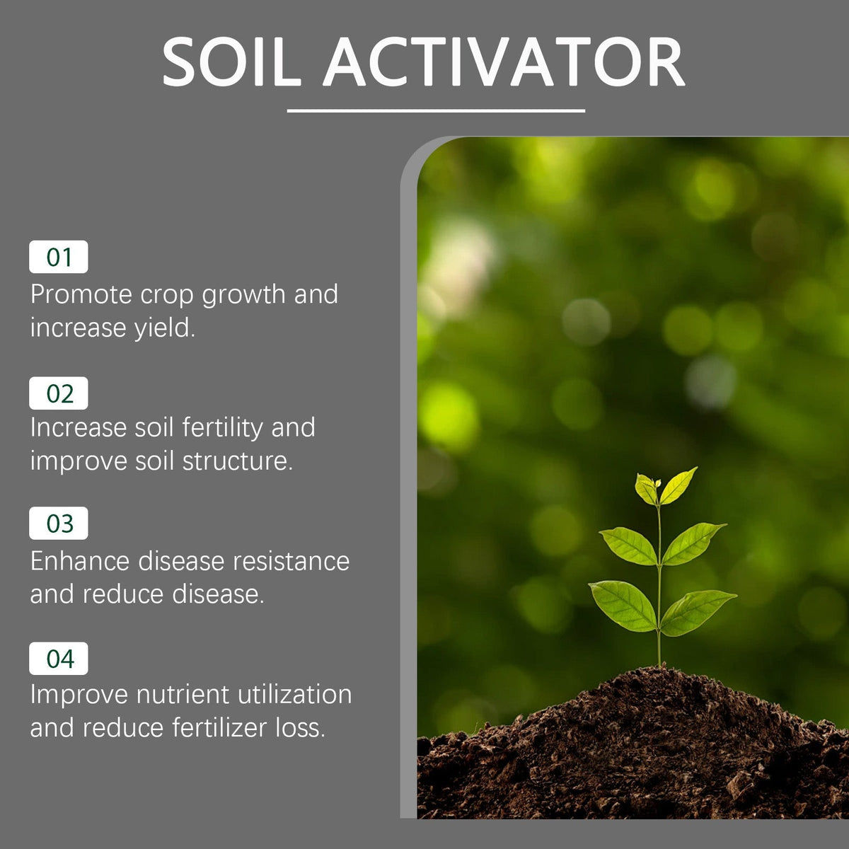 Humic Acid Soil Conditioner Concentrated Formula For Garden Lawn🌿
