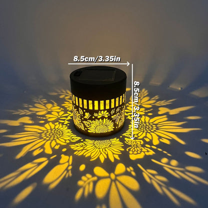 Solar Mandala Projector Wall Lights IP65 Waterproof Outdoor Decor Lamp☀️