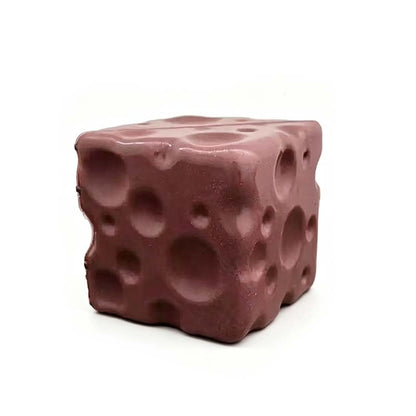 Cheese Cube Squishy Toy - Soft Moldable Petroleum Jelly-Filled Squeeze Ball🧀