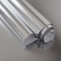 Silver Small Diamond Grid