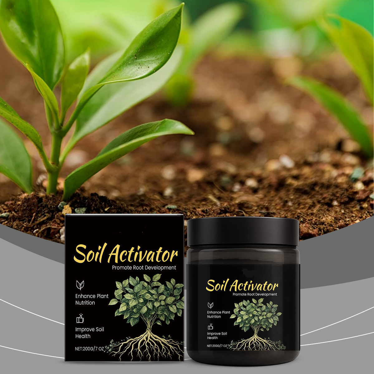 Humic Acid Soil Conditioner Concentrated Formula For Garden Lawn🌿