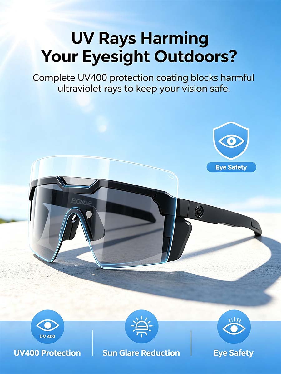 UV400 Photochromic Polarized Safety Glasses🕶️☀️