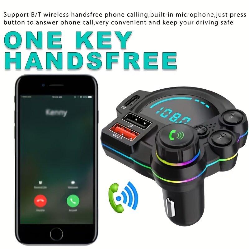 Father’s Day PD30W FM Bluetooth Car Charger RGB 🎁