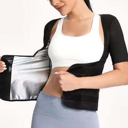 Women's Zip-Up Compression Shapewear Vest - Athletic Active Tops 🏋️‍♀️
