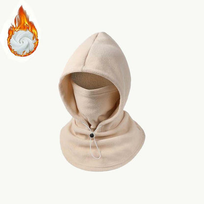 Integrated Flannel Warm Face Mask and Hat, Windproof and Warm🌬️
